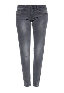 ATT Jeans Slim-fit-Jeans Venus mit Strukturstickerei am Tascheneingriff