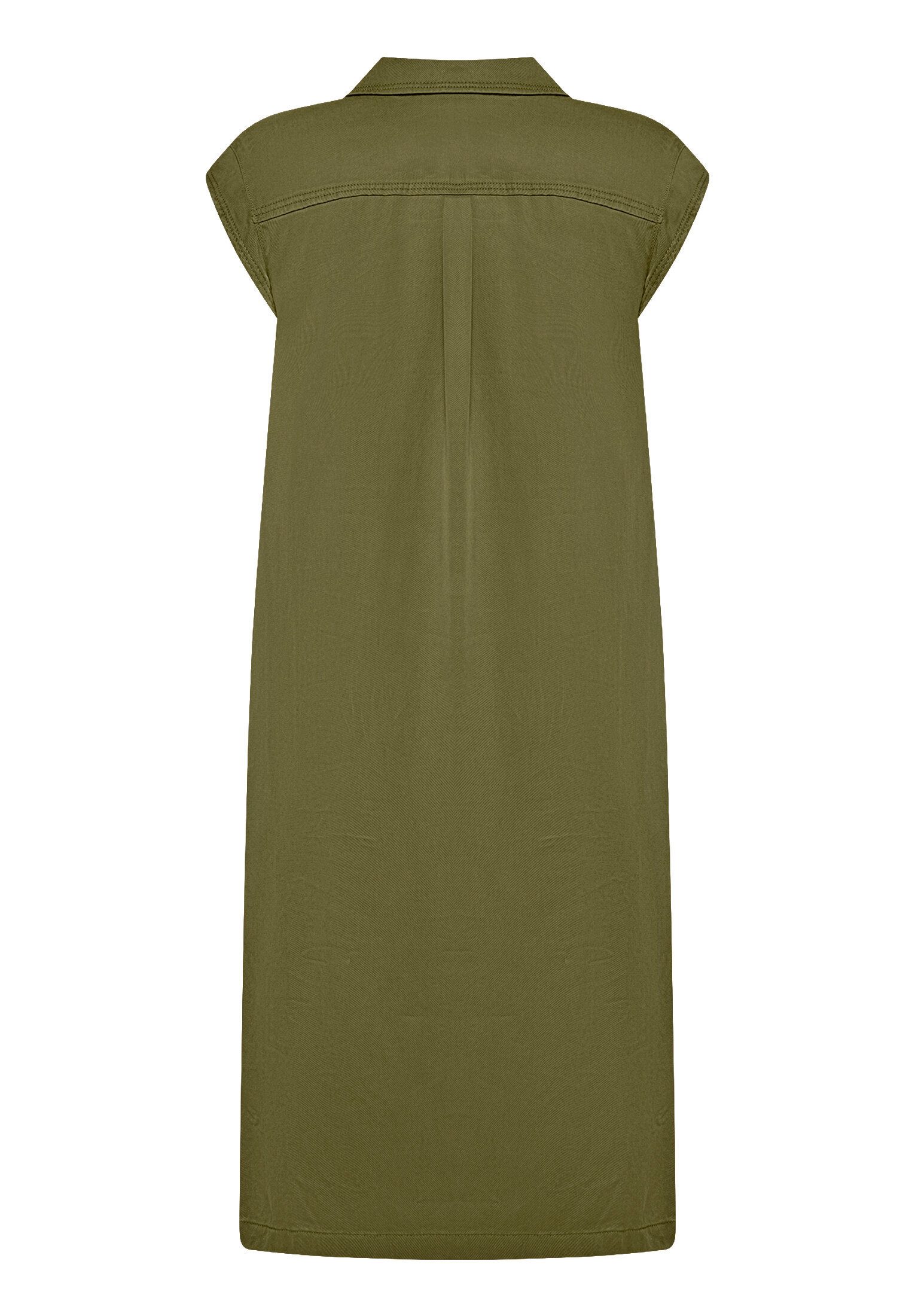 Cartoon Druckkleid Damen mit Kragen