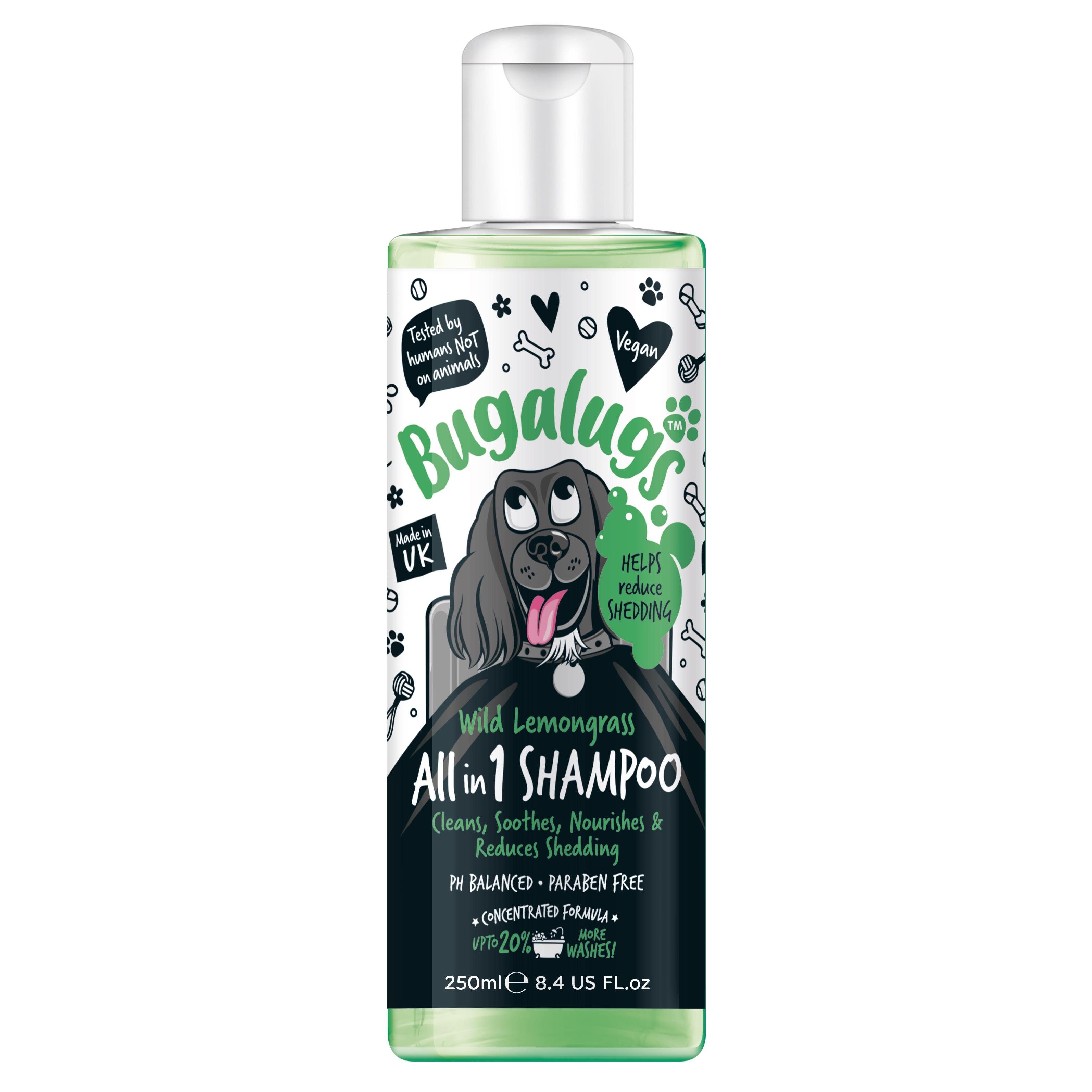 Bugalugs Tiershampoo Bugalugs Hundeshampoo Wild Lemongrass 250 ml, 250 ml, (1-St), ph neutral, Hunde Shampoo, Lake District