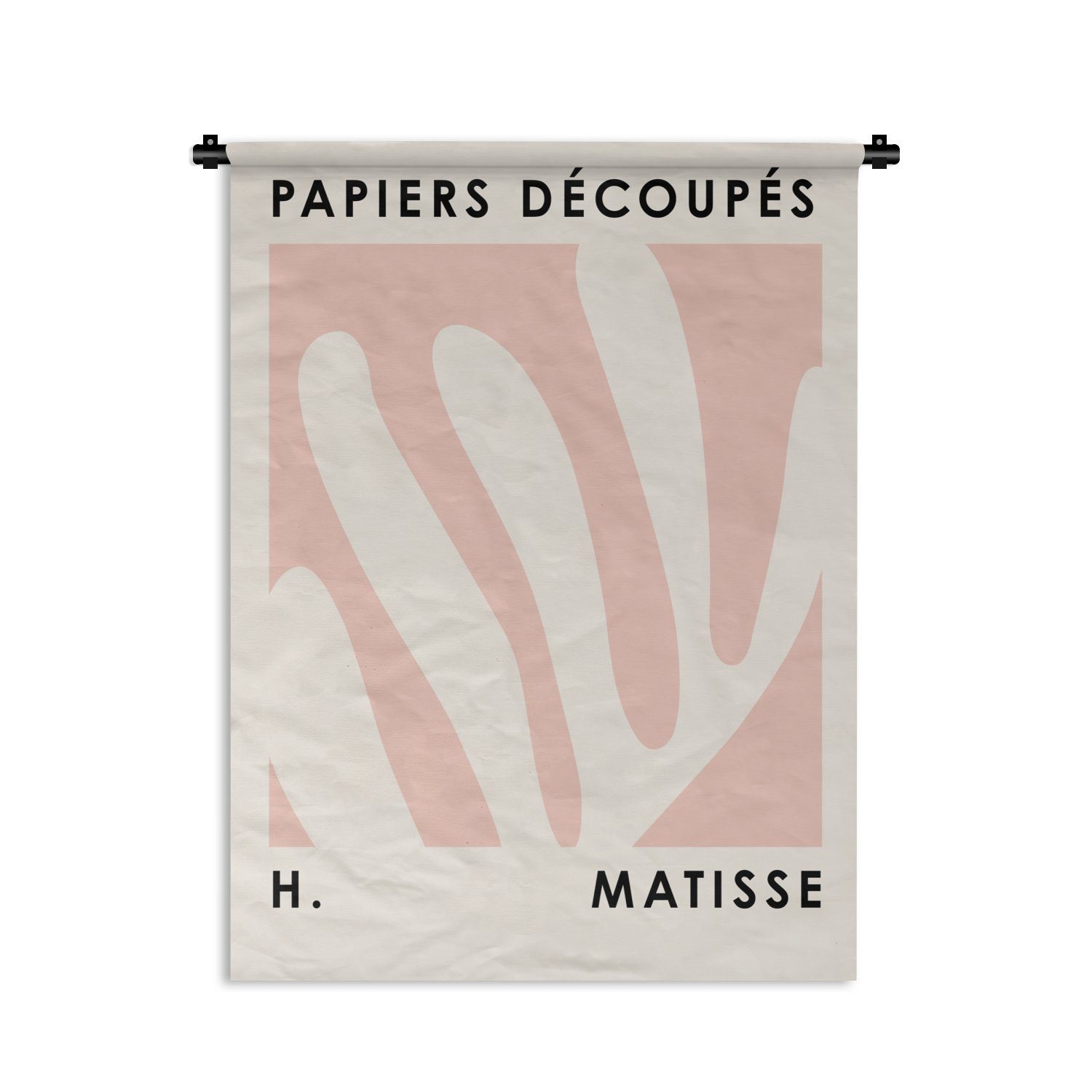 Pastell Wohnzimmer, - Rosa für Deko - Wand, Tapisserie, - Wanddekoobjekt Matisse an Abstrakt, der MuchoWow Schlafzimmer