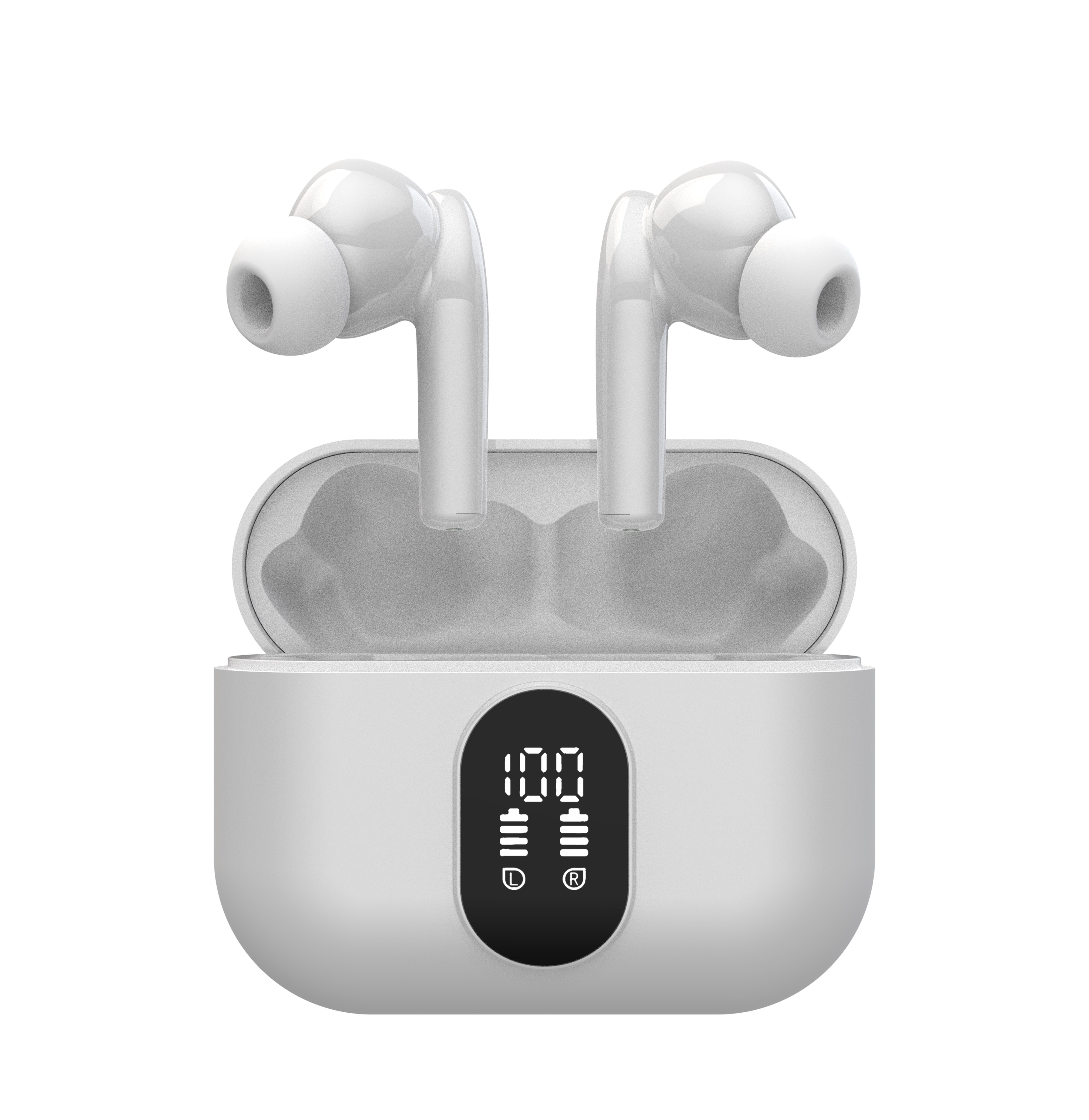 Onestyle TWS-BT-VX-1 wireless In-Ear-Kopfhörer (Bluetooth, HSP, HFP, A2DP, AVRCP, LED-Digitalanzeige der Ladestation) | In-Ear-Kopfhörer