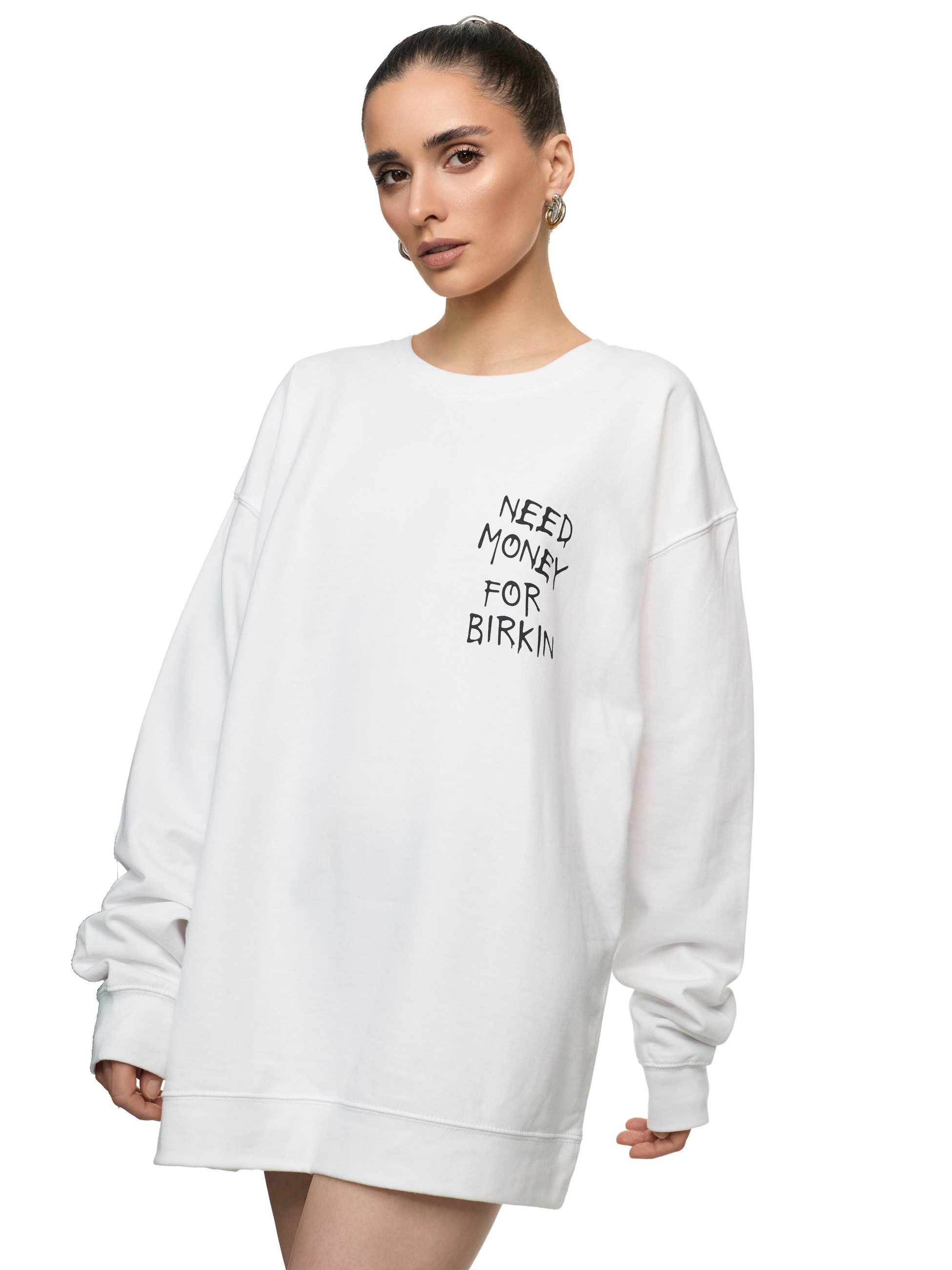 Worldclassca Sweatshirt Worldclassca Oversized Sweatshirt I NEED MONEY Prin günstig online kaufen