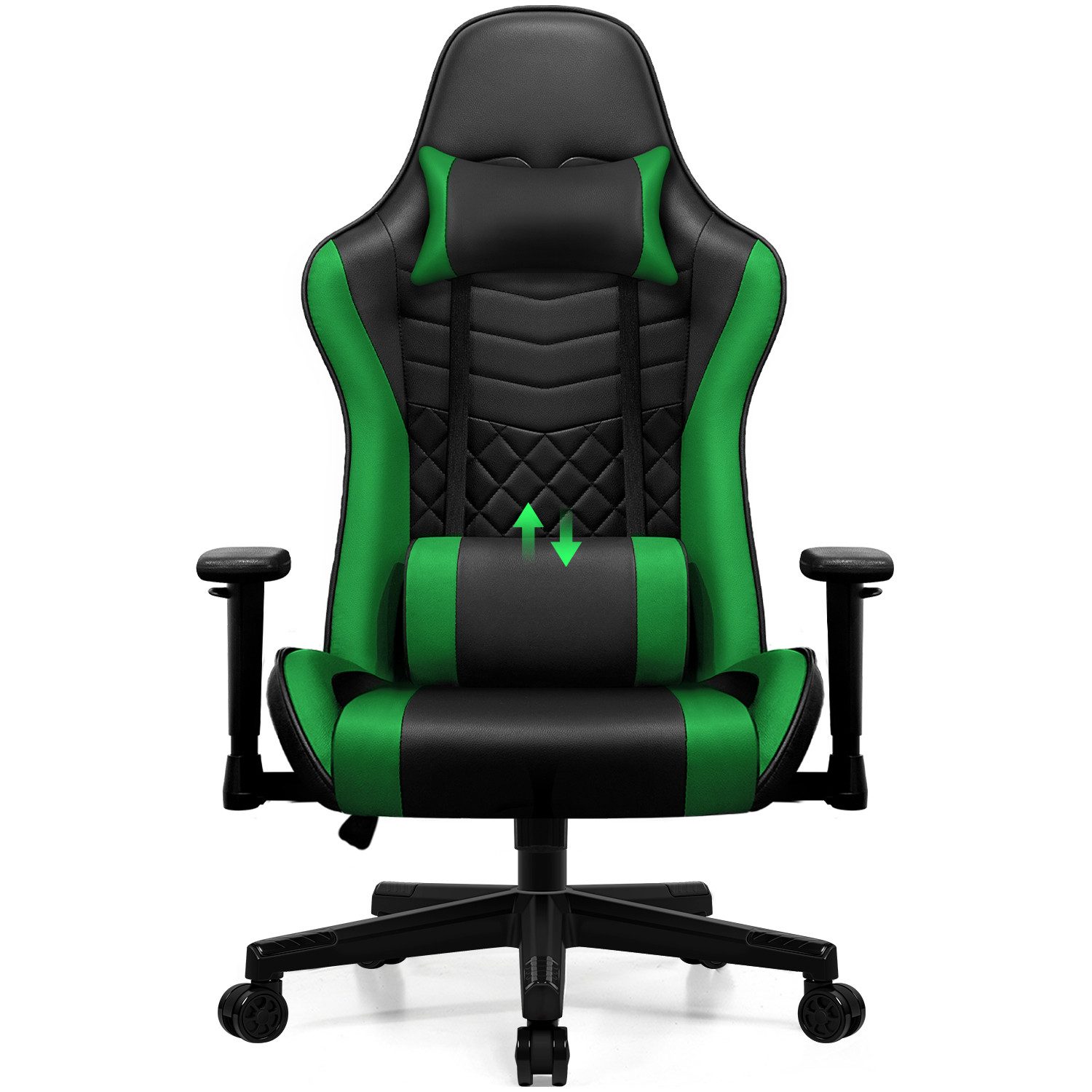 Hiazurm Gaming-Stuhl Ergonomischer Gaming Stuhl mit Gepolstertem Sitz (Vers günstig online kaufen