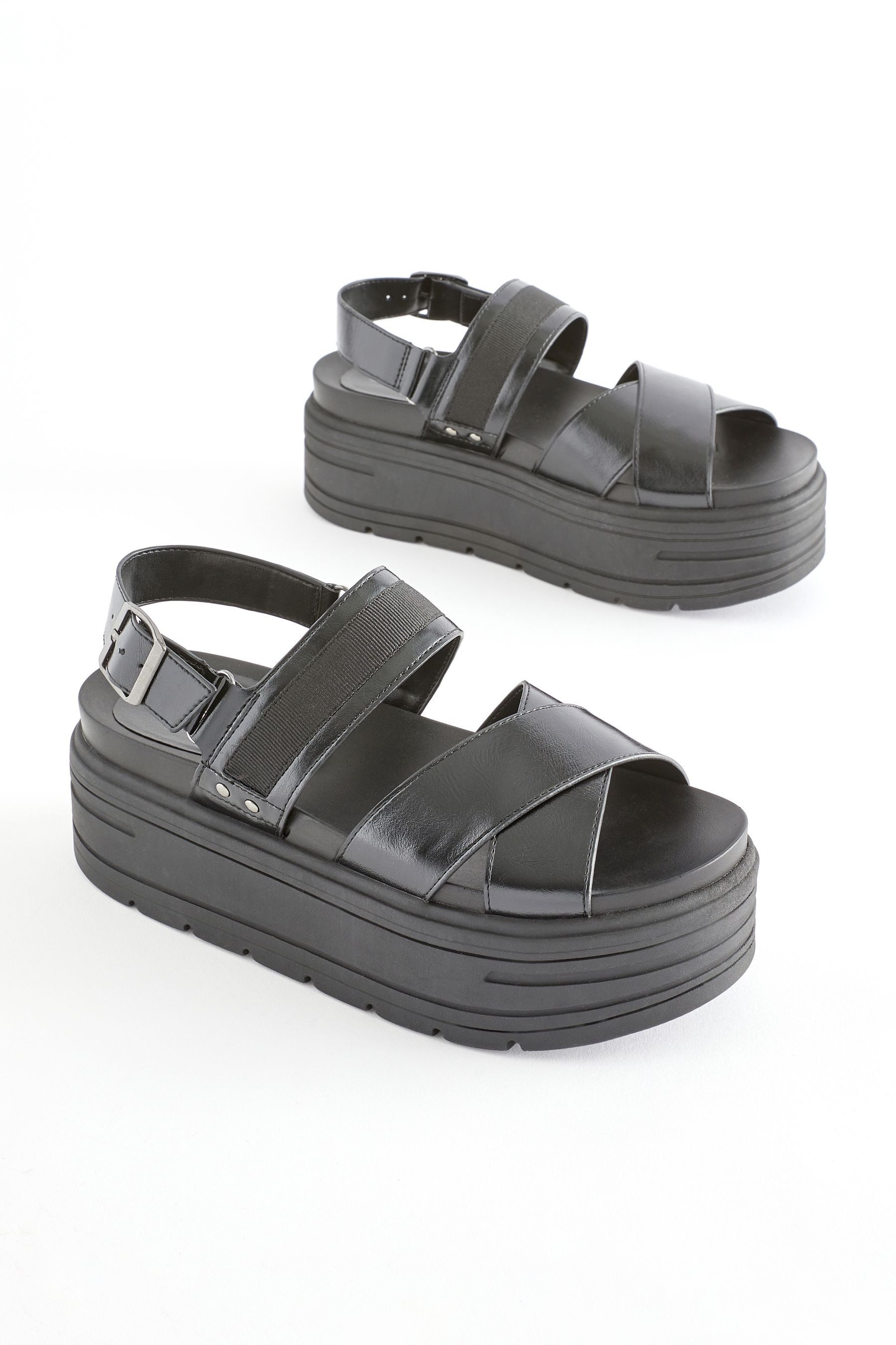 Next Markante Keilabsatzsandalen Keilsandalette (1-tlg) günstig online kaufen