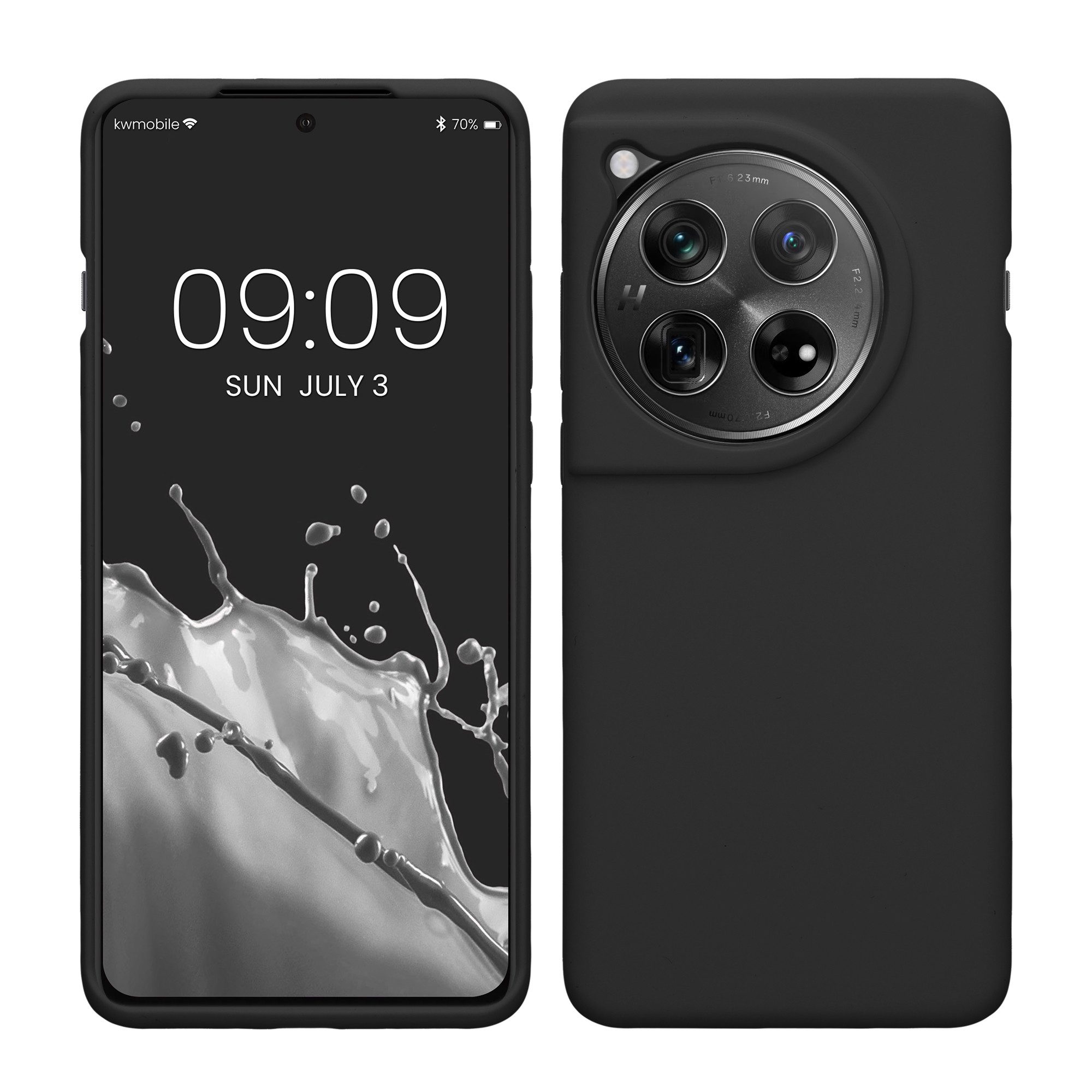 kwmobile Handyhülle Hülle für OnePlus 12, Hülle Silikon gummiert - Handyhülle - Handy Case Cover