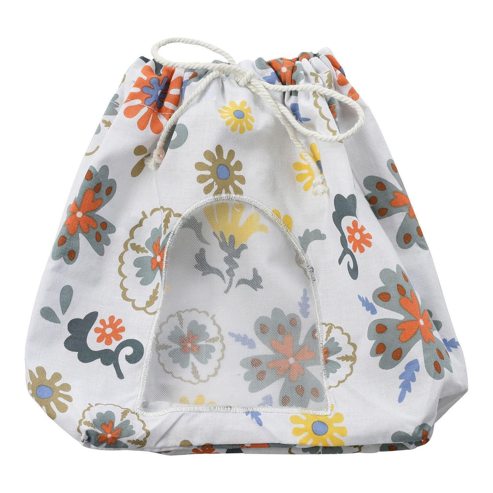 Damen Handtaschen Depot Beuteltasche Stoffsack Mesh (1er Pack, 1 Stoffsack), aus Baumwolle, Polyester, B 20 Zentimeter, H 25 Zen