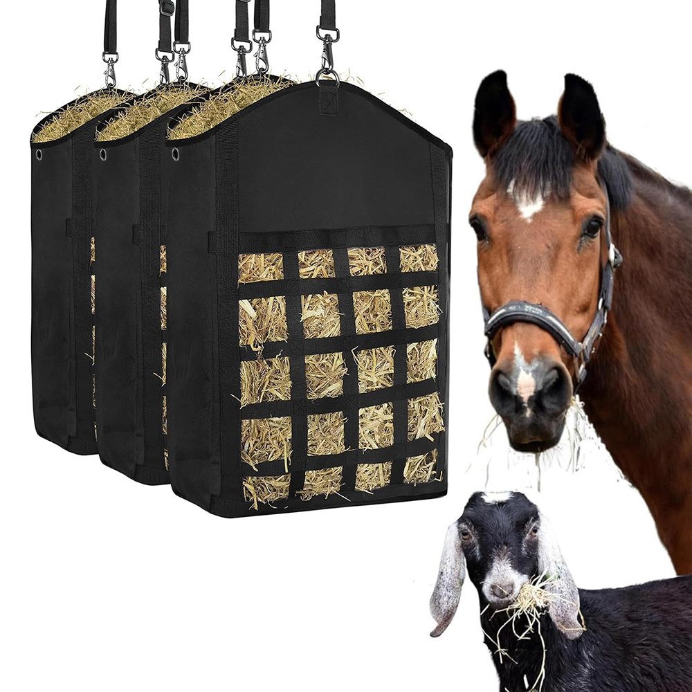 Ledander Heunetz Heunetz Heusack für Pferde,Hängende Heutasche, langsame Кормheu-Netze für Pferde, große Heutaschen für Pferde
