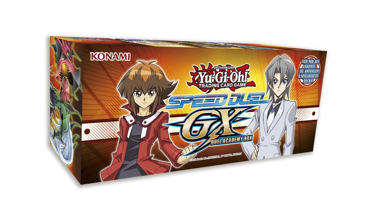 Yu-Gi-Oh Sammelkarte Yugioh Speed Duel Box GX: Duel Academy Deutsch + Sleeves