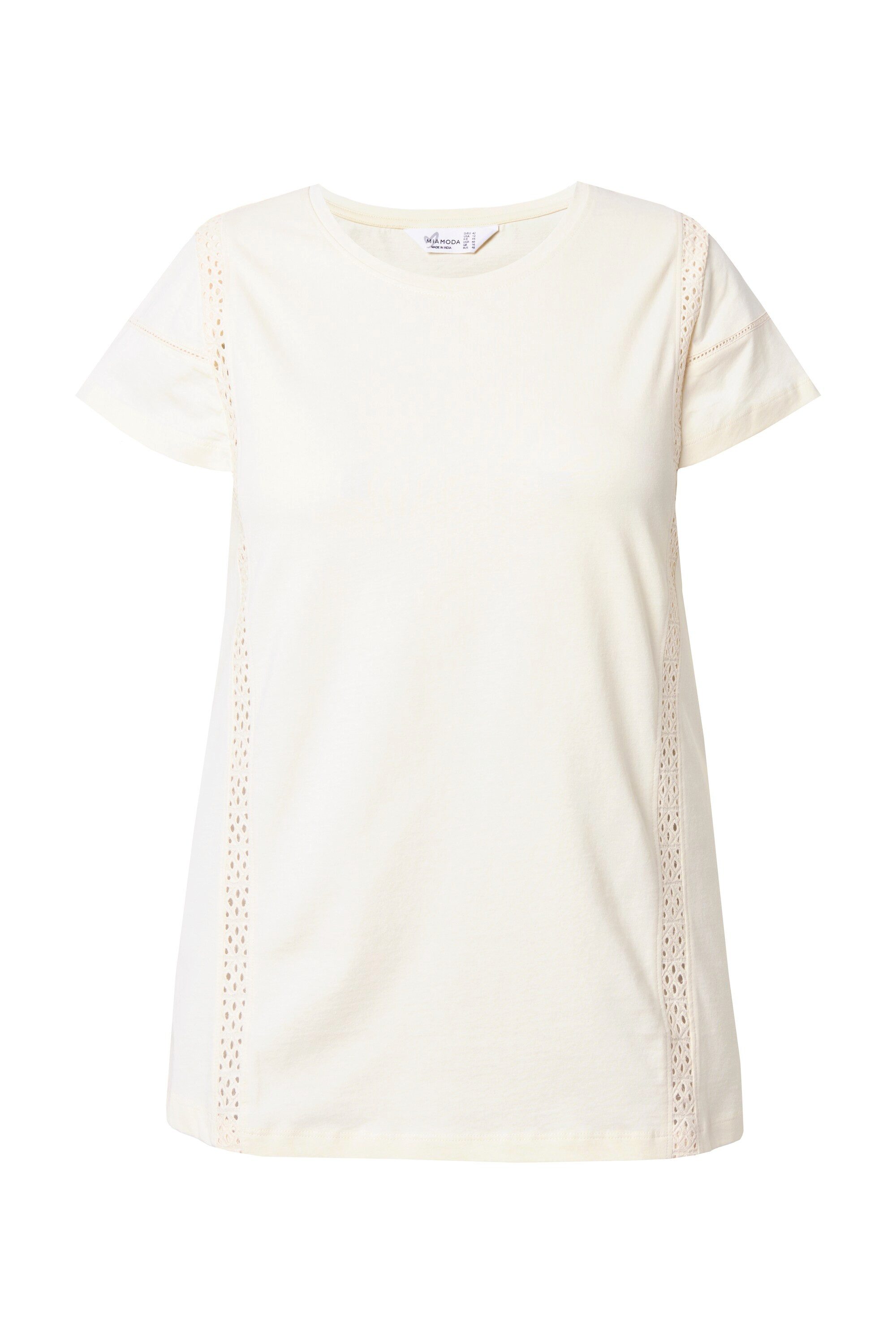 MIAMODA T-Shirt T-Shirt A-Linie Volant-Halbarm günstig online kaufen