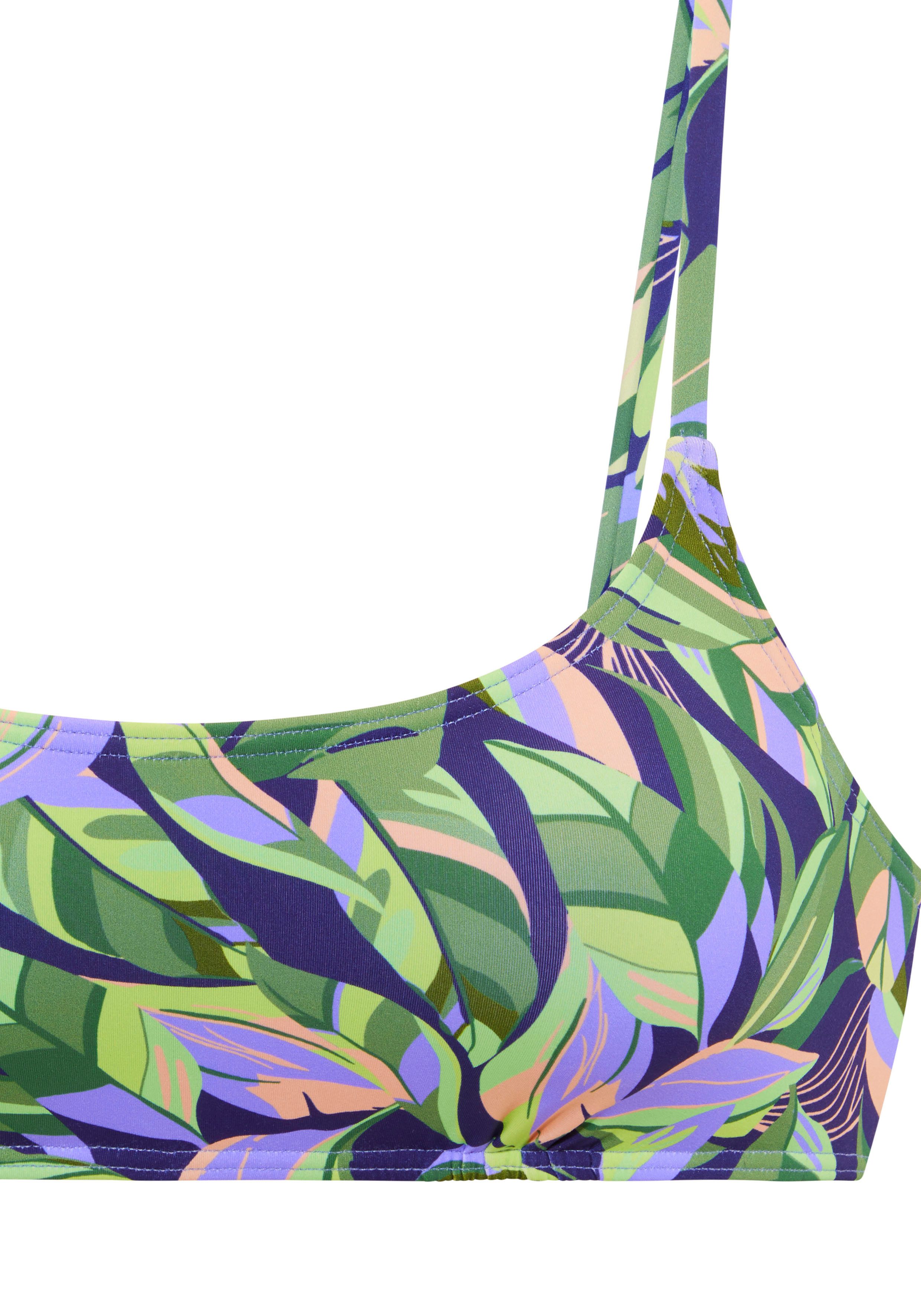 s.Oliver Bustier-Bikini-Top Avin, mit modernem Allover-Print