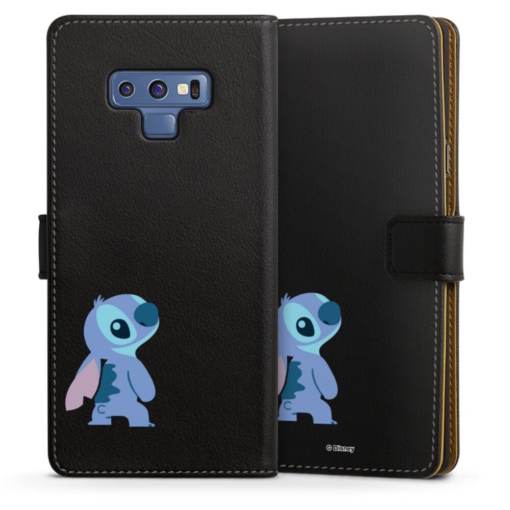 DeinDesign Handyhülle Lilo & Stitch Fanartikel Disney Stitch Smiling, Samsung Galaxy Note 9 Hülle Flip Case Klapphülle Handytasche Leder