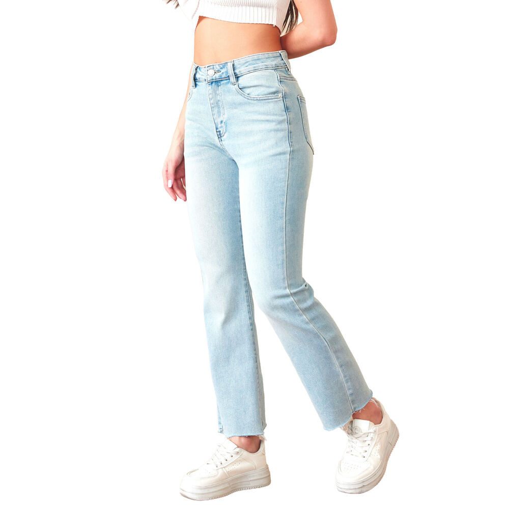 Ital-Design Ankle-Jeans Modische Hochbund-Jeans für Damen, vielseitig & beq günstig online kaufen
