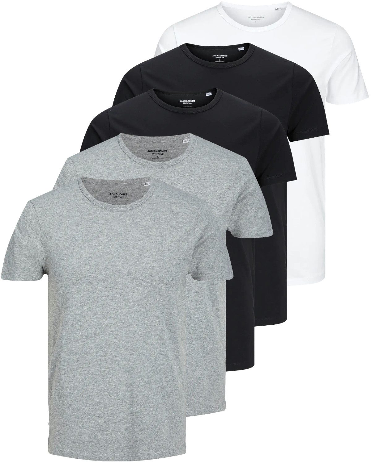 Jack & Jones T-Shirt (Spar-Set, 5er-Pack) günstig online kaufen