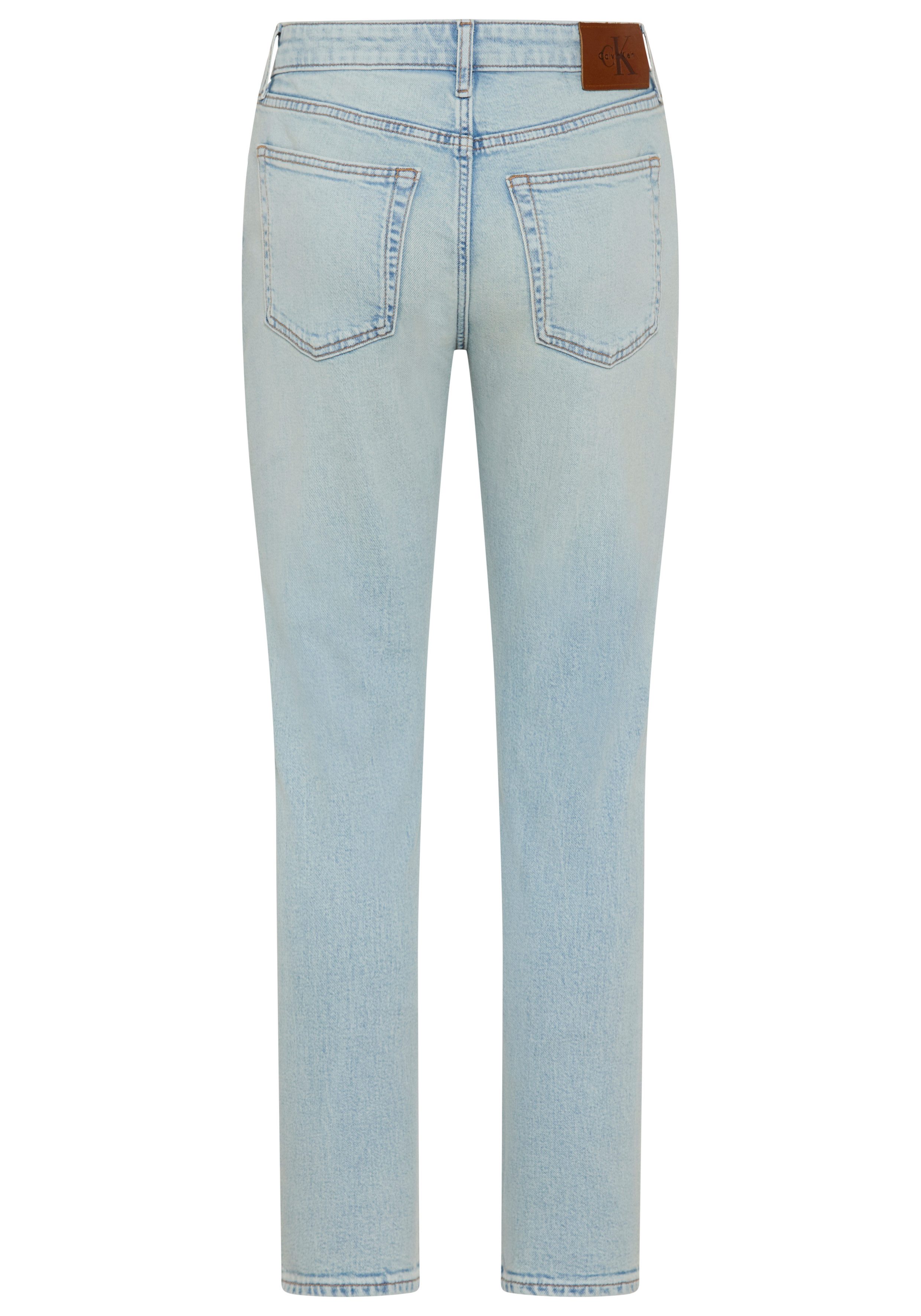 Calvin Klein Jeans Slim-fit-Jeans SLIM TAPER mit Markenlabel