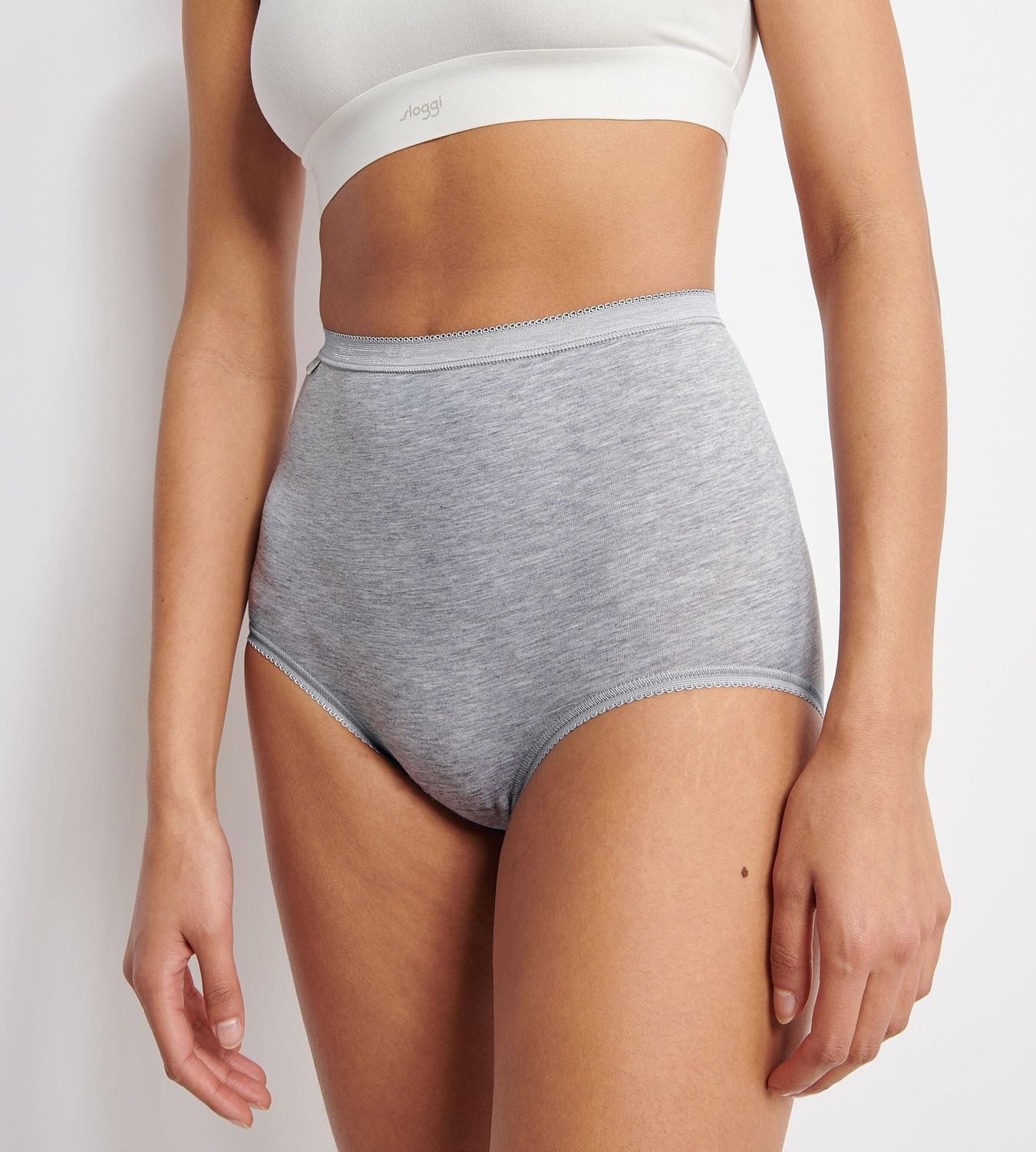 sloggi Maxislip Basic+ mit elastischer Mäusezähnchenkante