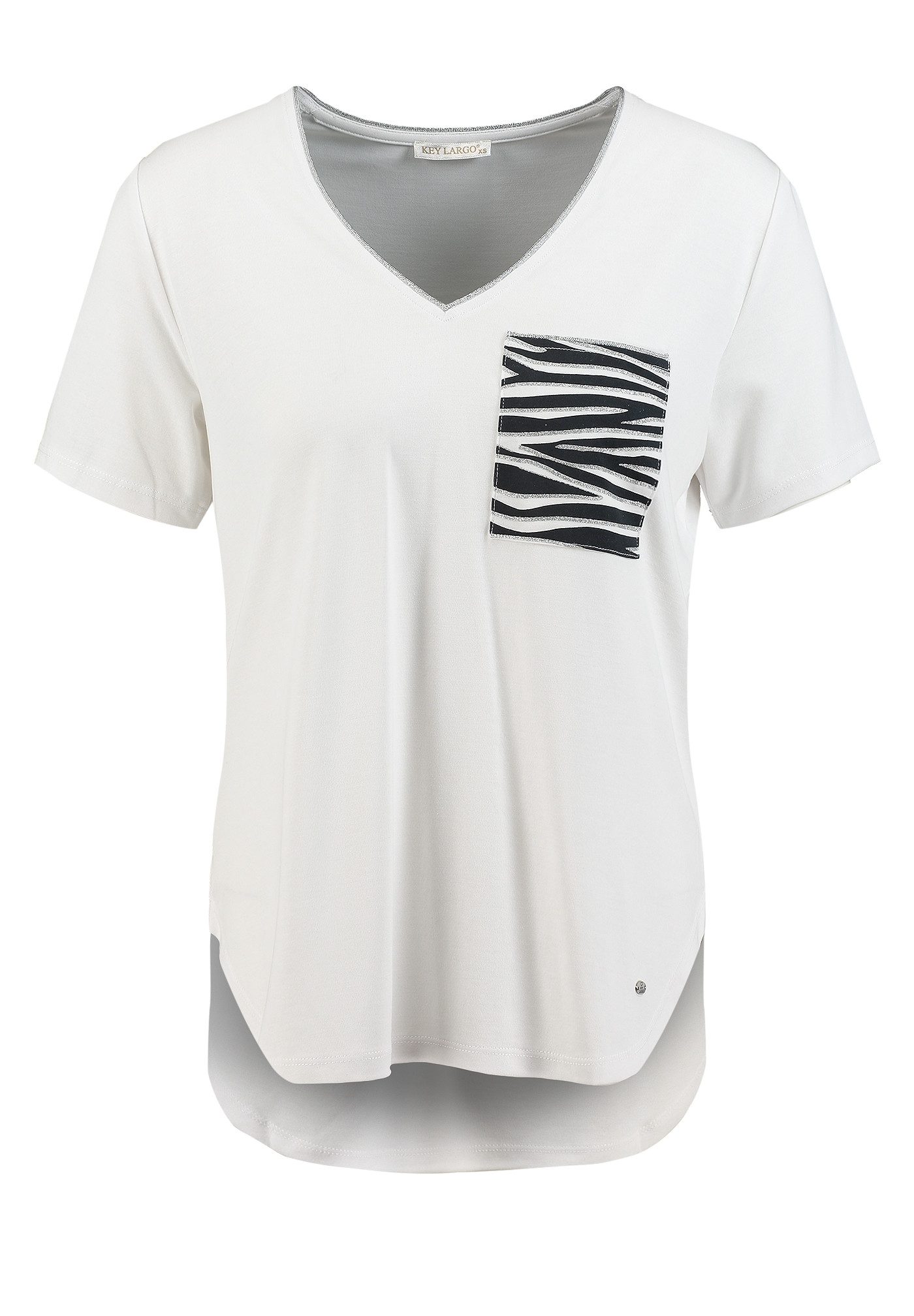Key Largo T-Shirt WT ZEBRA v-neck (1er)