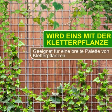 Clanmacy Rankhilfe Edelstahl 12M Aufhängen Drahtseil Kletterpflanzen Rankseilsystem 3mm