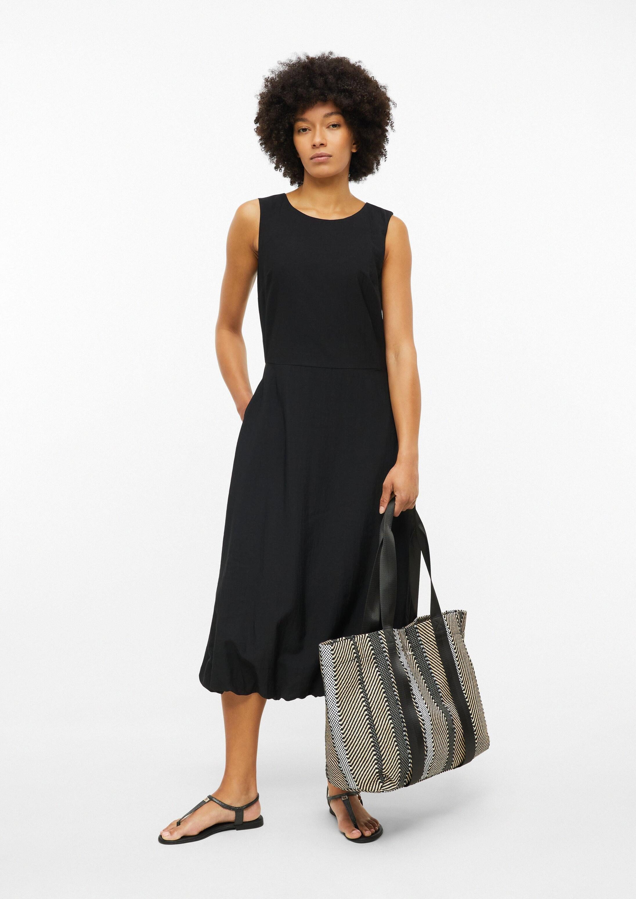 s.Oliver Shopper Tasche, Gestreifter Jacquard-Shopper mit Magnetverschluss