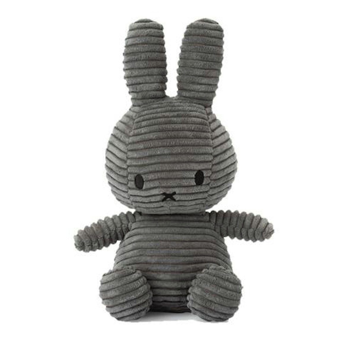 Bon Ton Toys Kuscheltier Miffy - Cord-Plüschfigur (anthrazit, 70cm)