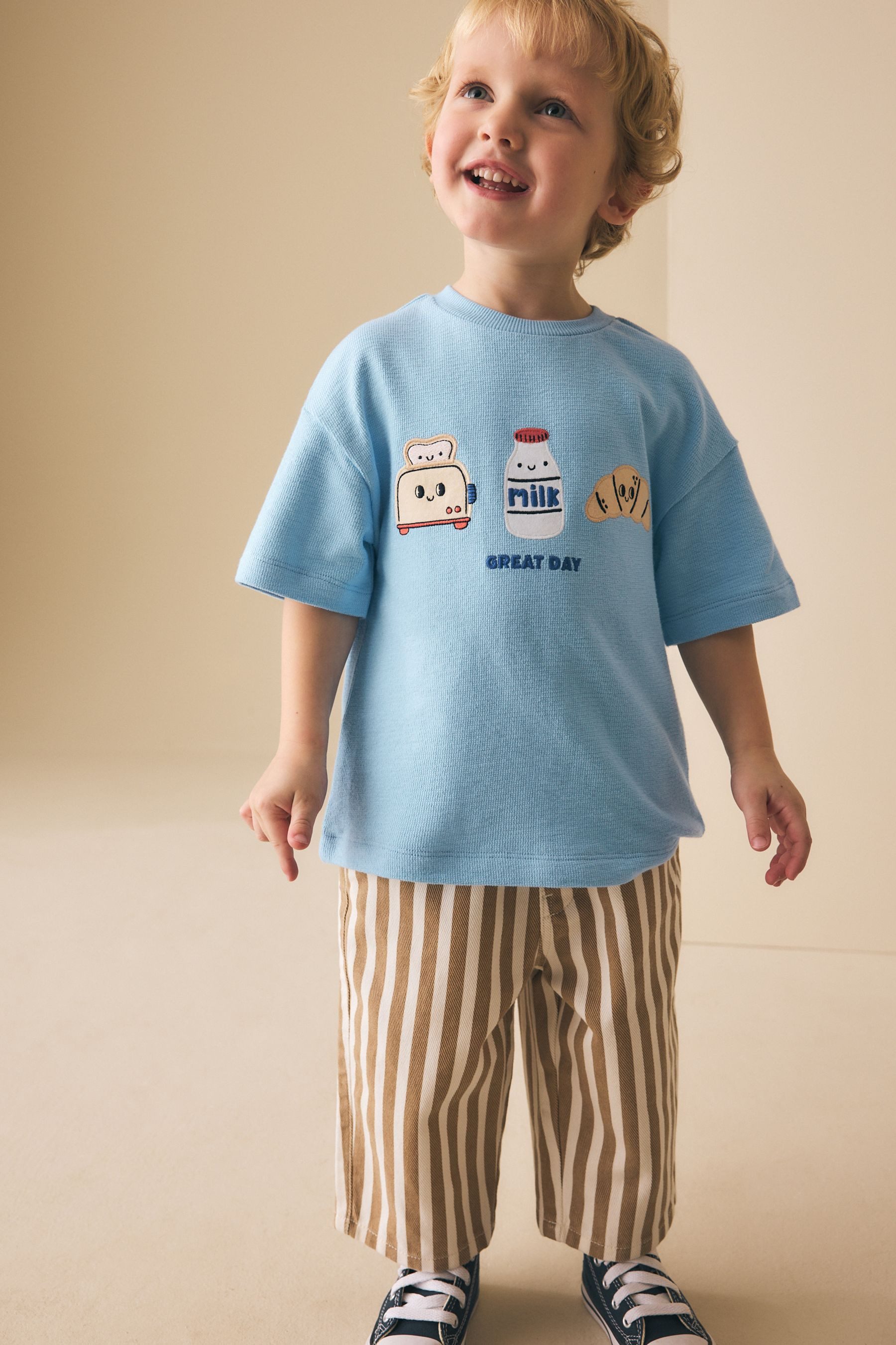 Next T-Shirt T-Shirt mit Applikation (1-tlg) – Bild 4 von 5