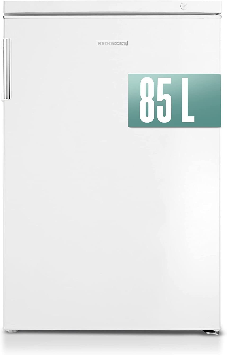 Heinrich´s Gefrierschrank HGS 4090 W, 84.5 cm hoch, 56 cm breit, Freezer, 3x Gefrierschublade, 85 Liter, Temperatur:-18°C~-38°C, weiß