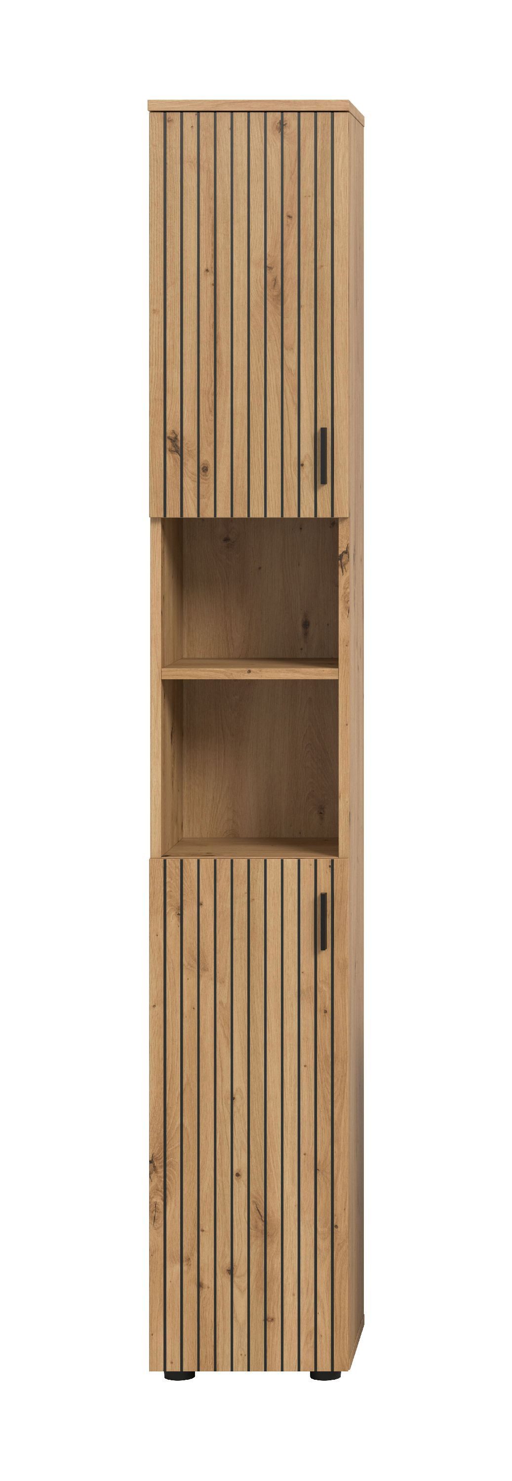 xonox.home Stauraumschrank Artisan Oak Nachbildung Melamin günstig online kaufen