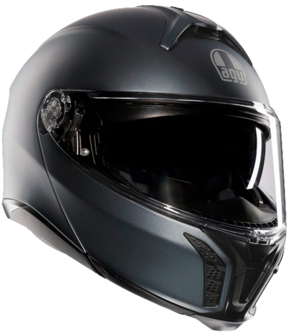 AGV Motorradhelm Tourmodular Mono Klapphelm, vorbereitet für Kommunikationssystem,integriertes Sonnenvisier