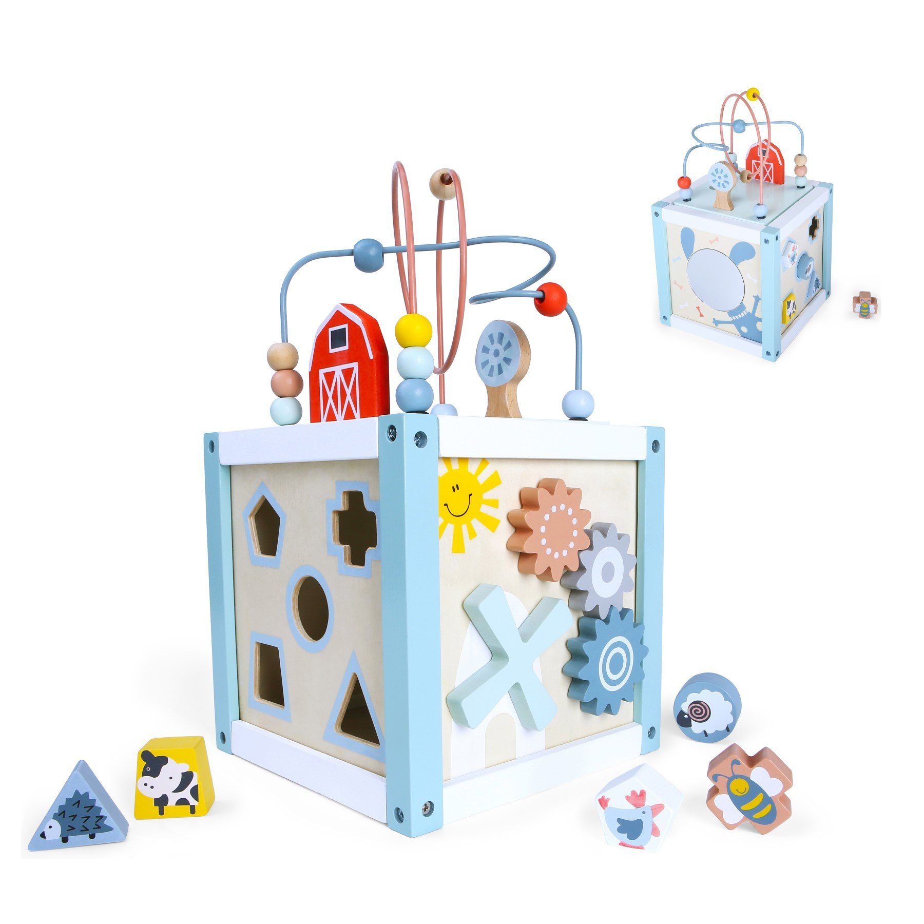 TikTakToo Motorikwürfel Aktivitätswürfel, Lernspielzeug, Formensteckspiel, günstig online kaufen