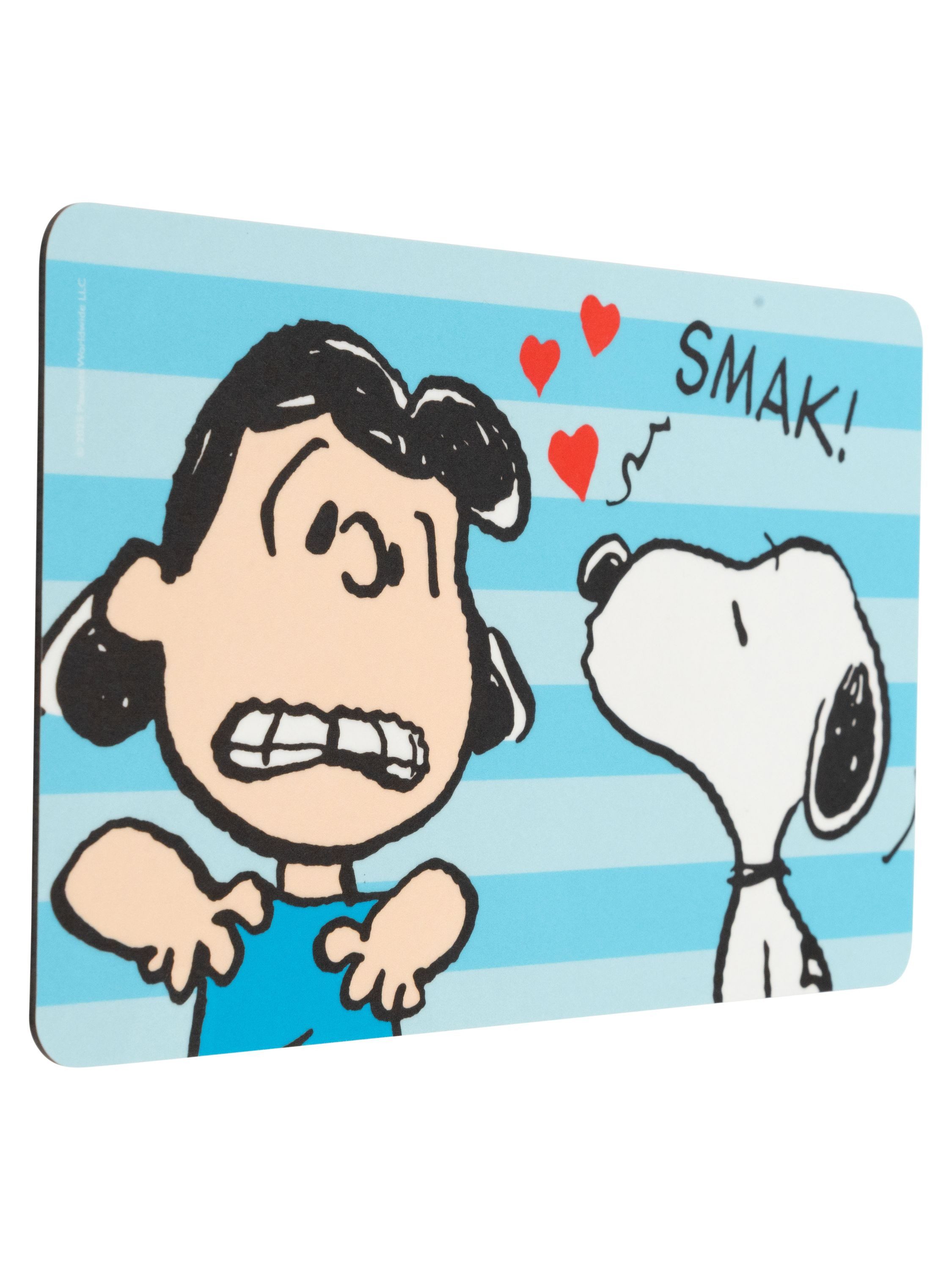 United Labels® Frühstücksbrett Peanuts Snoopy Brettchen Kuss Smak! Schneidebrettchen, Resopal – Bild 5 von 5