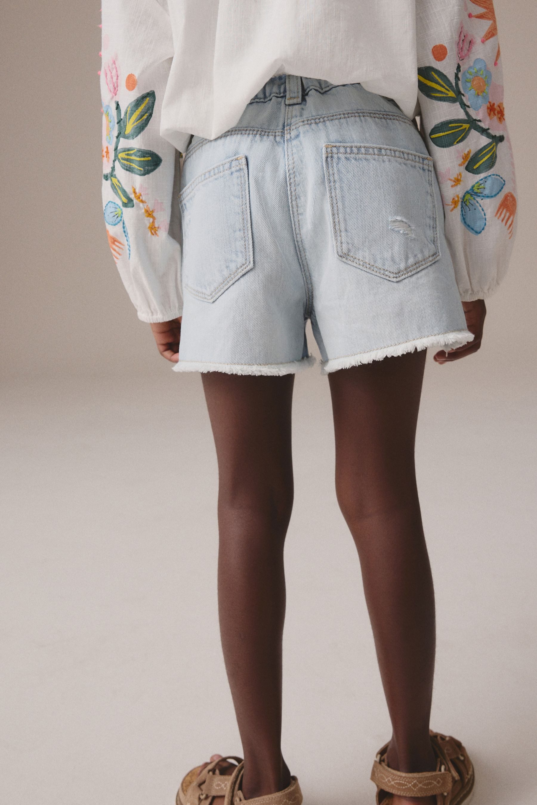 Next Jeansshorts Shorts in Used-Optik mit günstig online kaufen