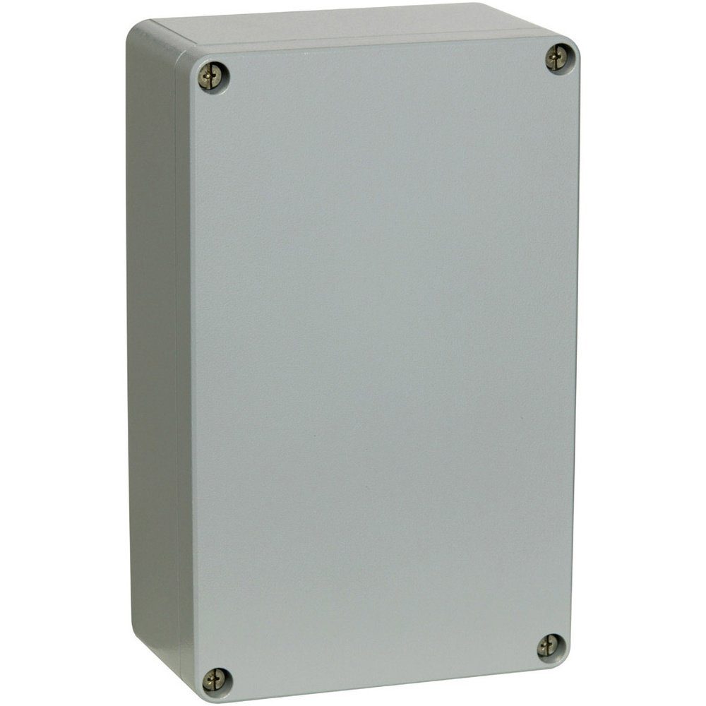 Montageplatte mm B) Gehäusedeckel x (L Fibox Fibox mm 164 0818 AM x Aluminium 69 Silber-Gr