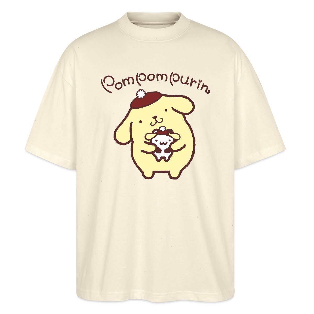 T-Shirt Pompompurin & Muffin Verkleidet Oversize Unisex T-Shirt