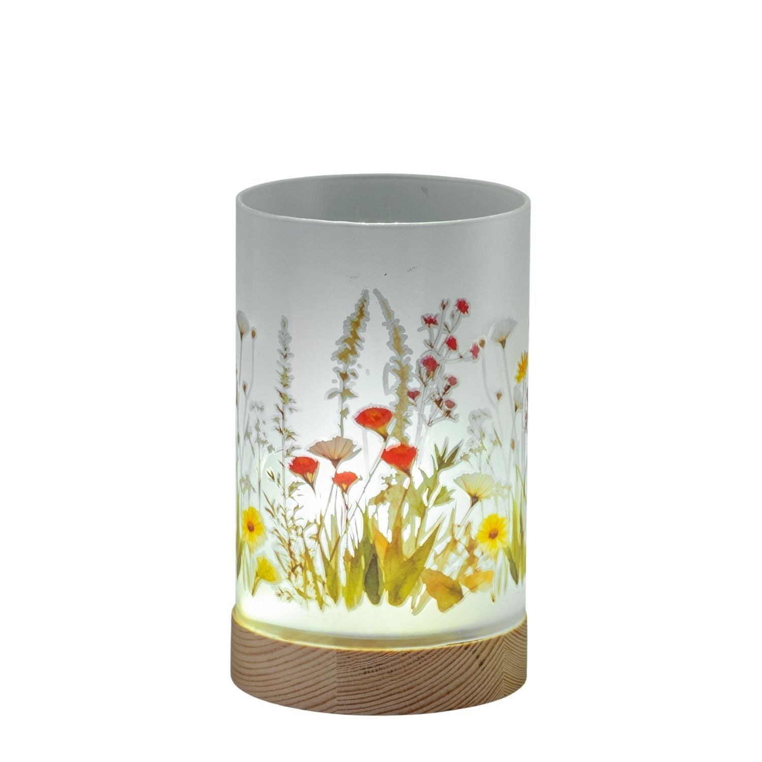 formano Nachttischlampe Blumenwiese, mit Timerfunktion, Mehrfarbig, Motiv: Blumen