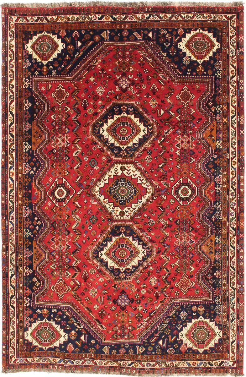 Orientteppich Ghashghai rechteckig, 12 Nain Perserteppich, Trading, / mm Handgeknüpfter Orientteppich 184x285 Höhe: