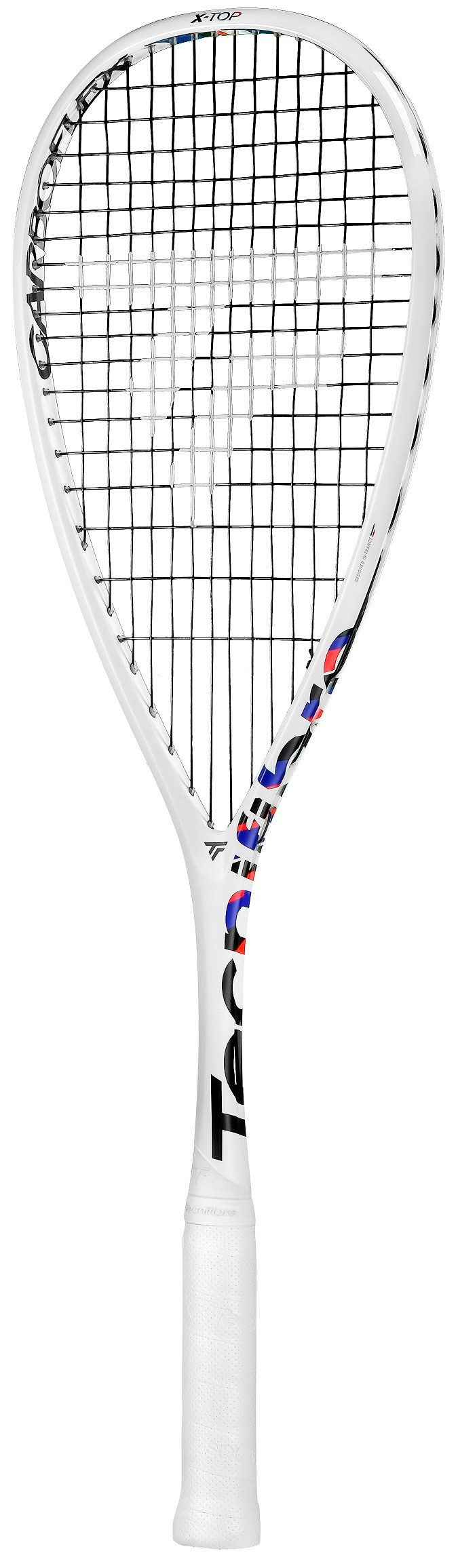 Tecnifibre Squashschläger Carboflex 135 X-Top V2 135g/kopflastig 2024 weiss - besaitet