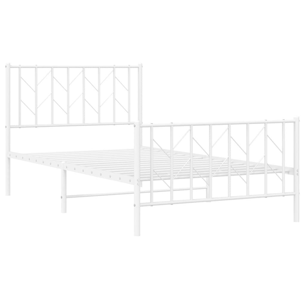 vidaXL Bett Bettgestell mit Kopf- und günstig online kaufen
