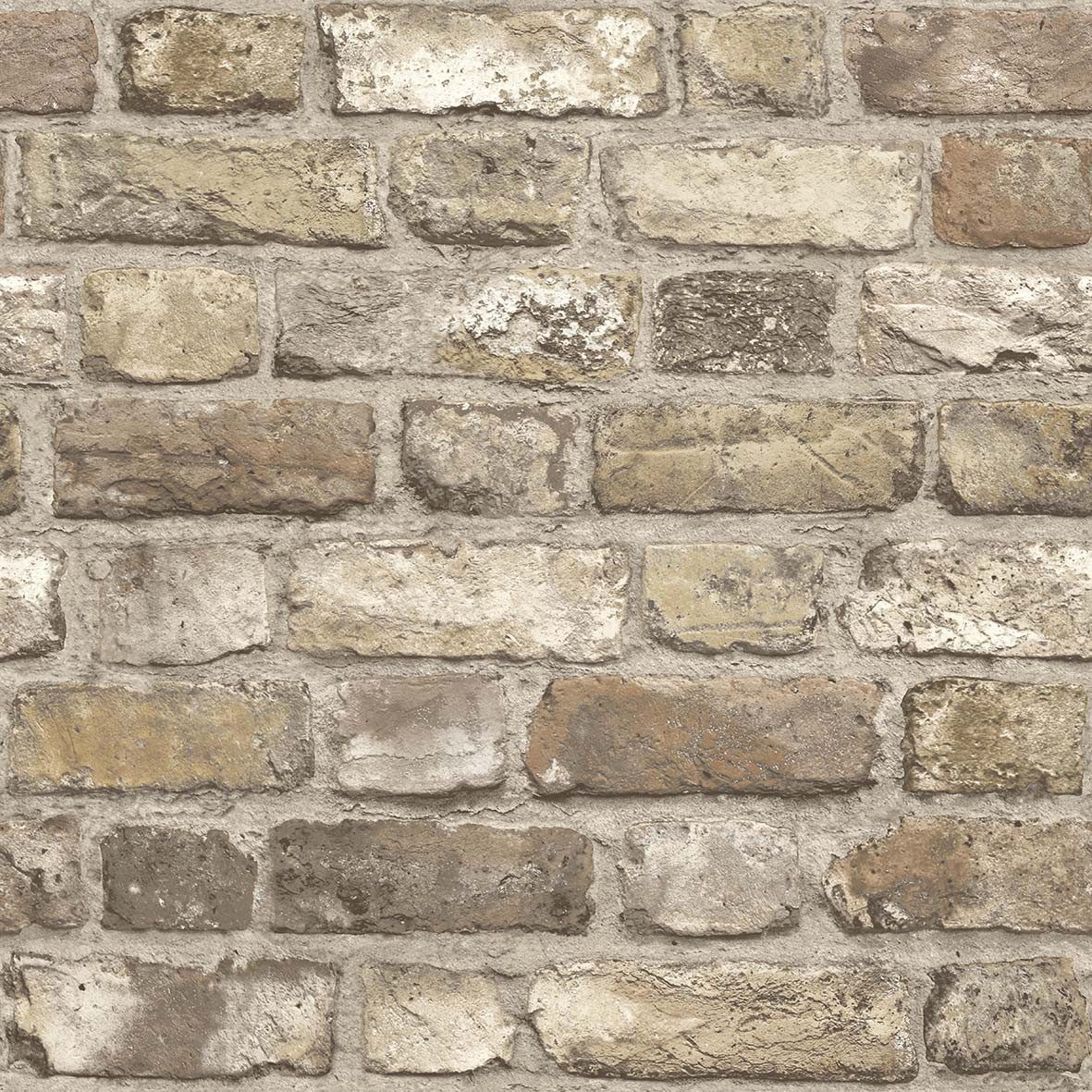 Grandeco Tapete Vliestapete Tapete Steinoptik Beige-Grau Grandeco A28904