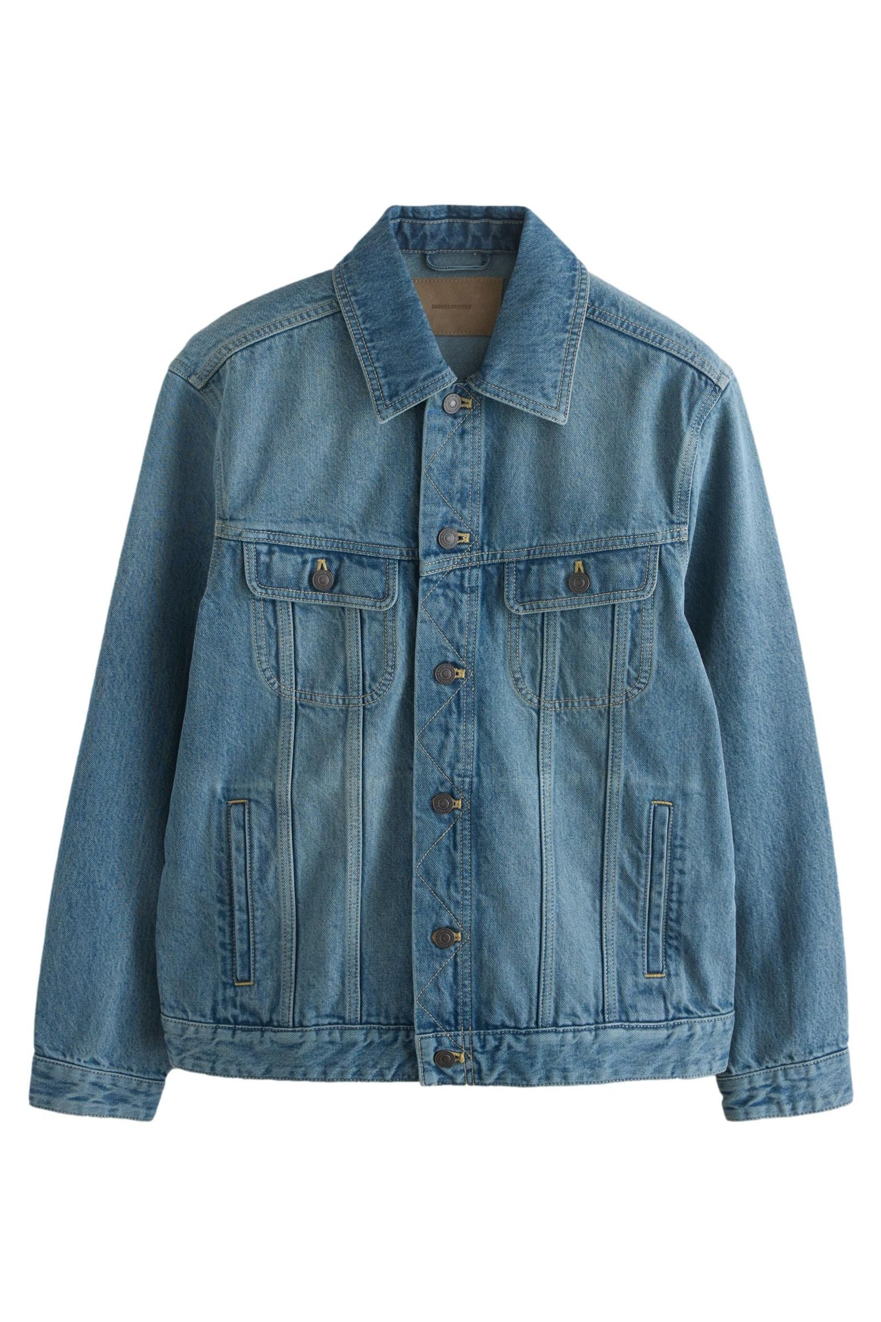Next Jeansjacke Durchgeknöpfte Jacke aus Denim (1-St)