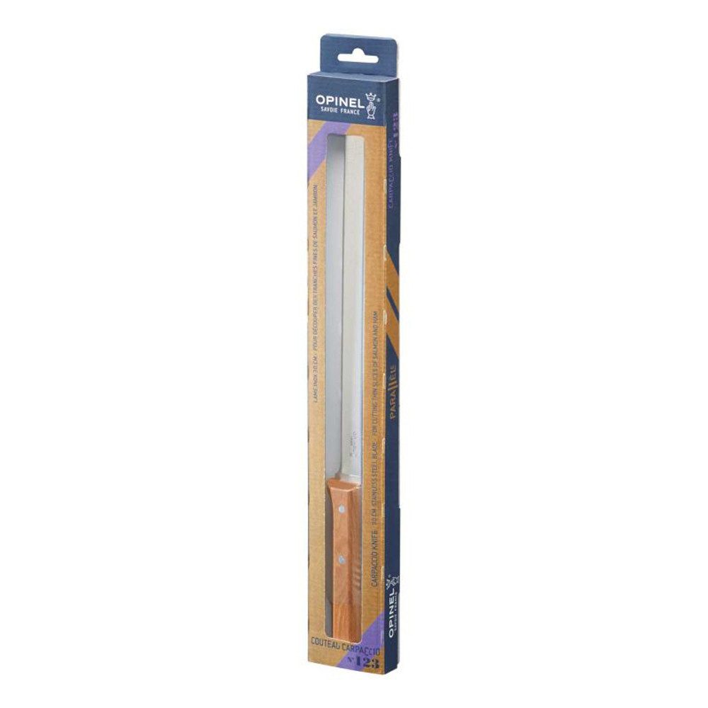 Opinel Kochmesser Opinel PARALLELE No 123 Carpaccio-Messer, ideal zum präzisen Schneiden von Fisch, Lachs, Fleisch