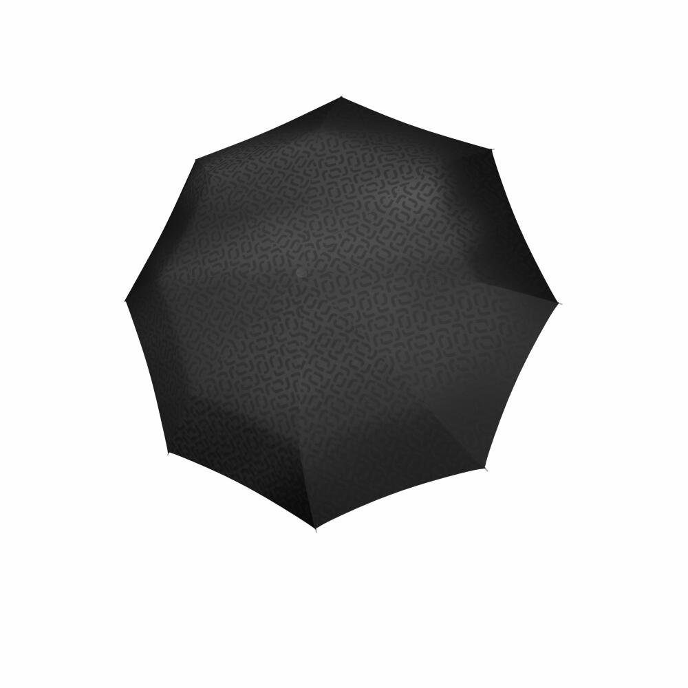 black Black Taschenregenschirm duomatic print REISENTHEL® hot Hotprint Signature umbrella pocket signature