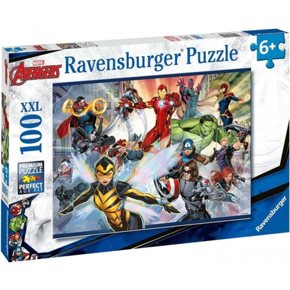 Ravensburger Puzzle Puzzle Marvel: Avengers XXL 100 Stück, Puzzleteile