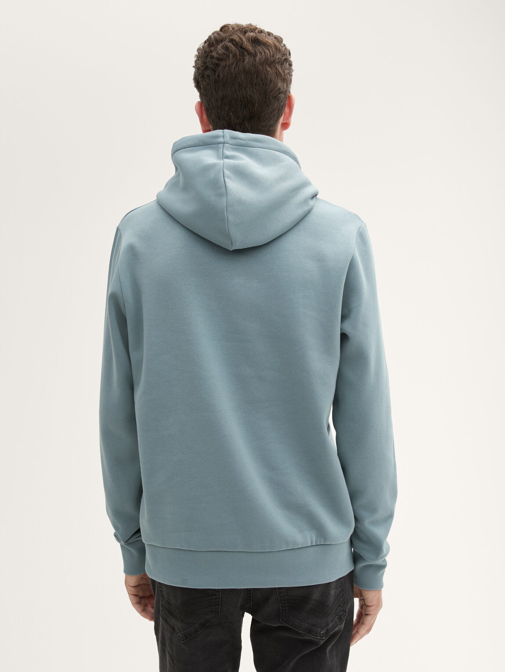 TOM TAILOR Sweatshirt Strick & Sweatshirts Hoodie Sweatshirt mit Logo-Print