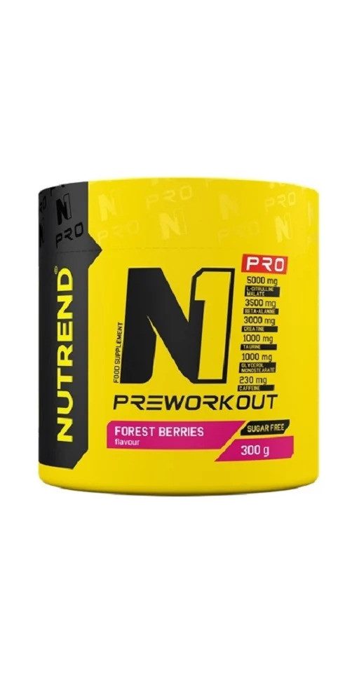 NUTREND N1 Pro Preworkout 300g - Green Lemonade Pulver, 300 g, Pulver