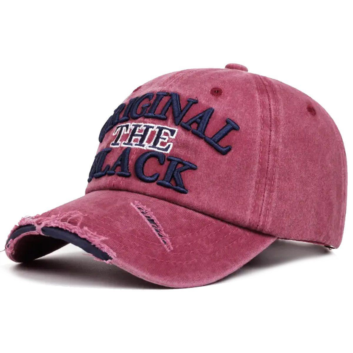 Sporty Baseball Cap Original The Black II Vintage Used Washed Look Retro Baseballcap vintage Look