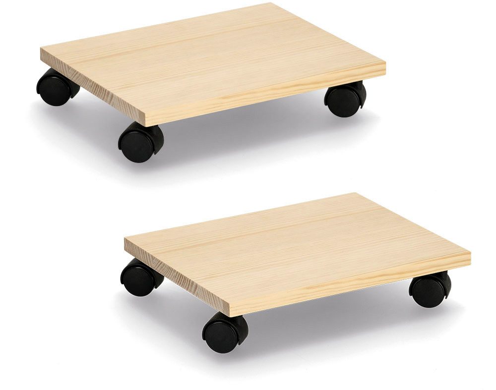 Zeller Present Transportwagen, (Set, 2-St), Kiefernholz, 100% FSC