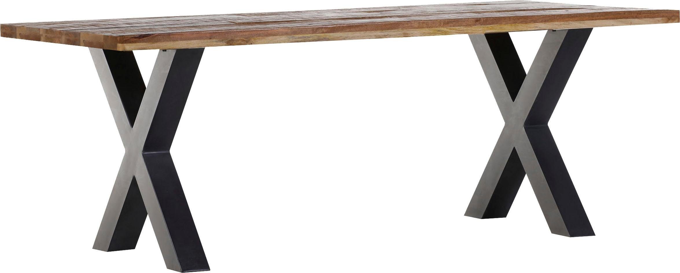 Gutmann Factory Esstisch, mit Platte aus Mangoholz, Breite 200 cm