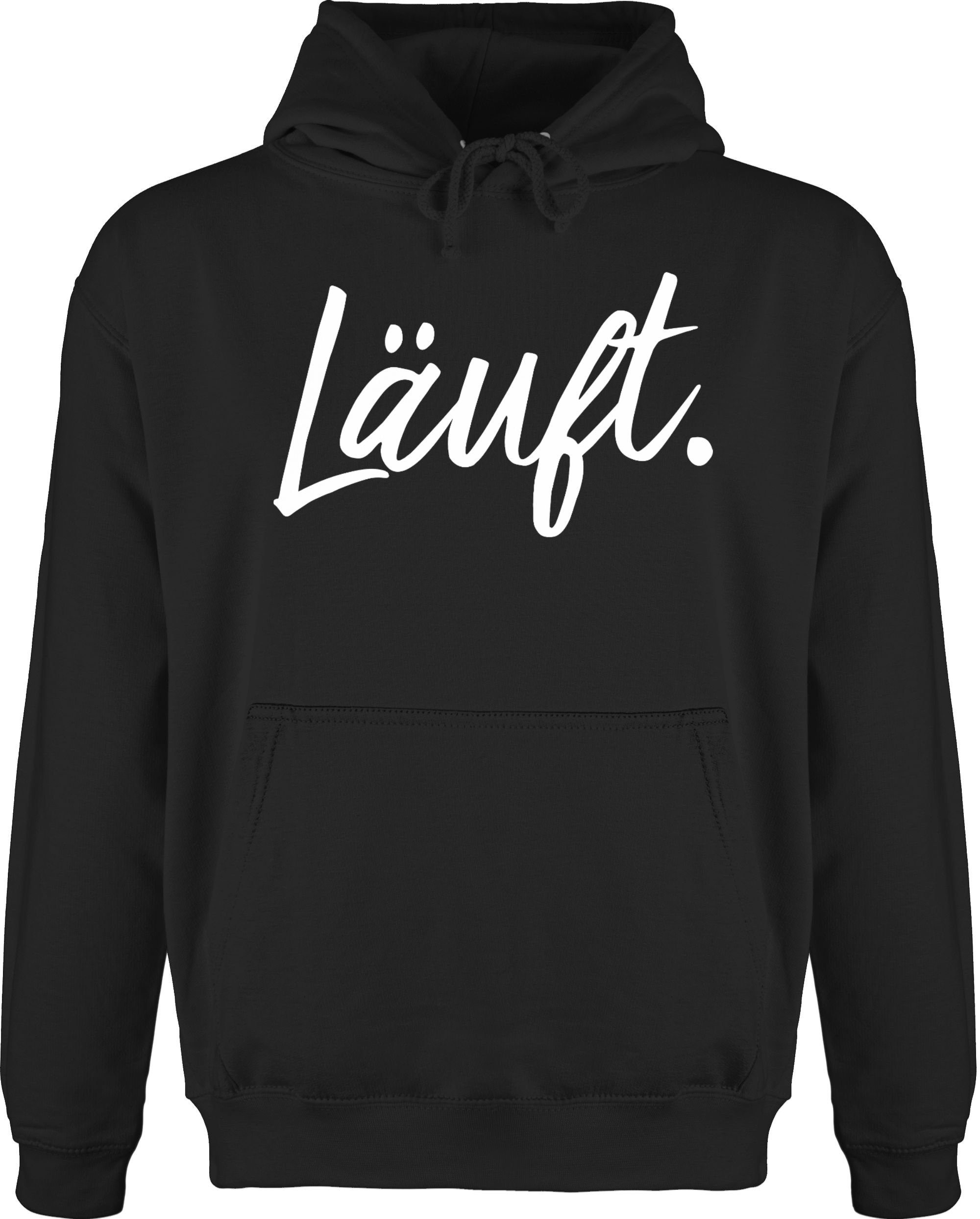 Shirtracer Hoodie »Läuft Statement Sprüche Statement mit Spruch Männer Premium