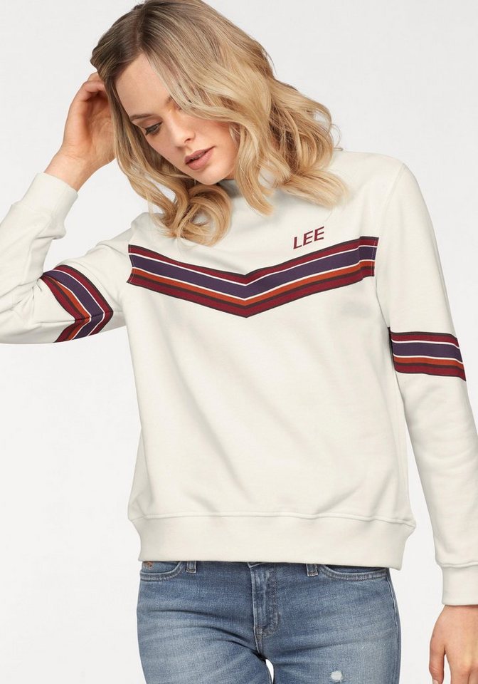 Lee® Sweatshirt, Sweater mit angesagtem RetroPrint online kaufen OTTO