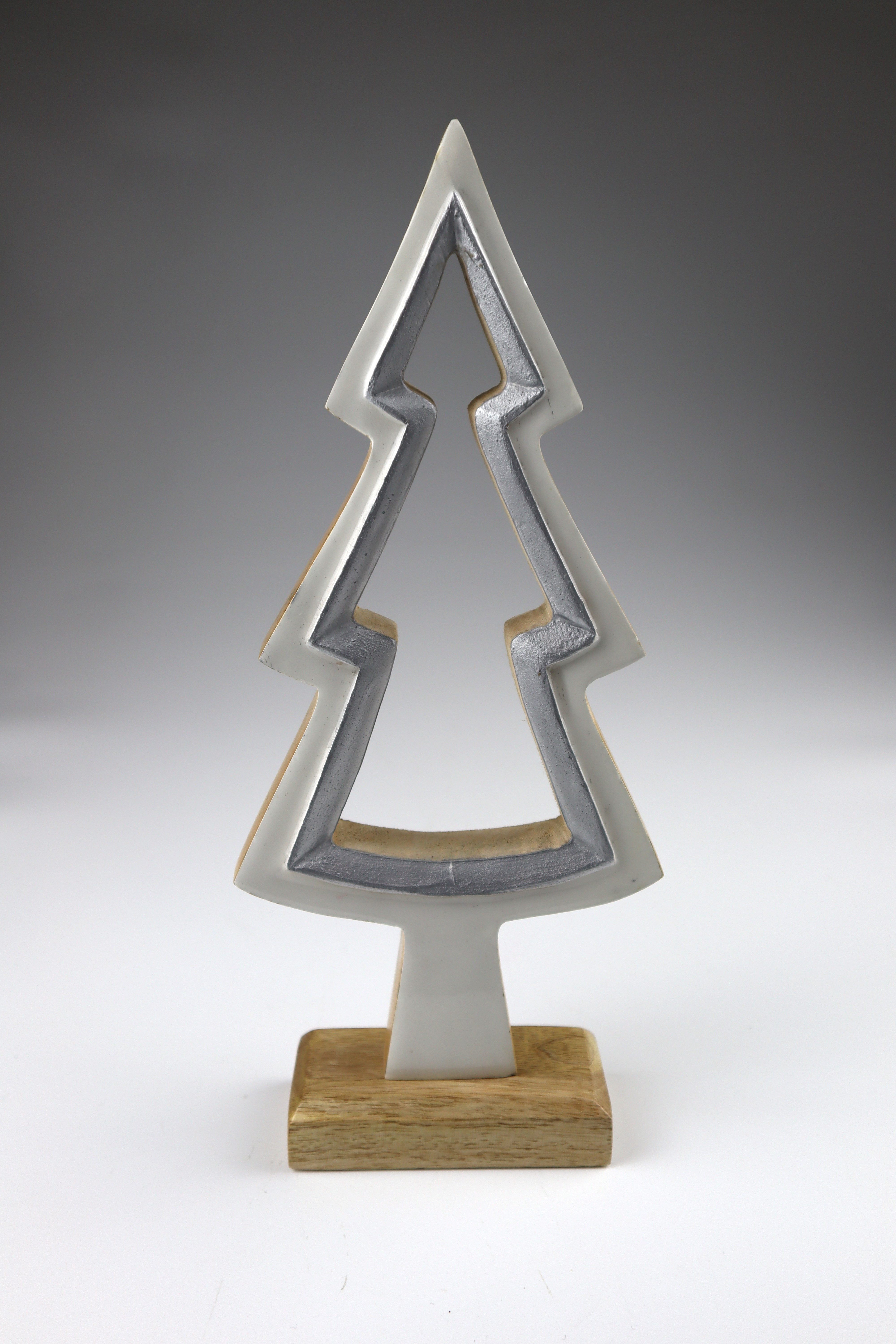 AM Design Dekobaum Dekofigur aus Holz, 2er Set, BxH: 13x30 cm