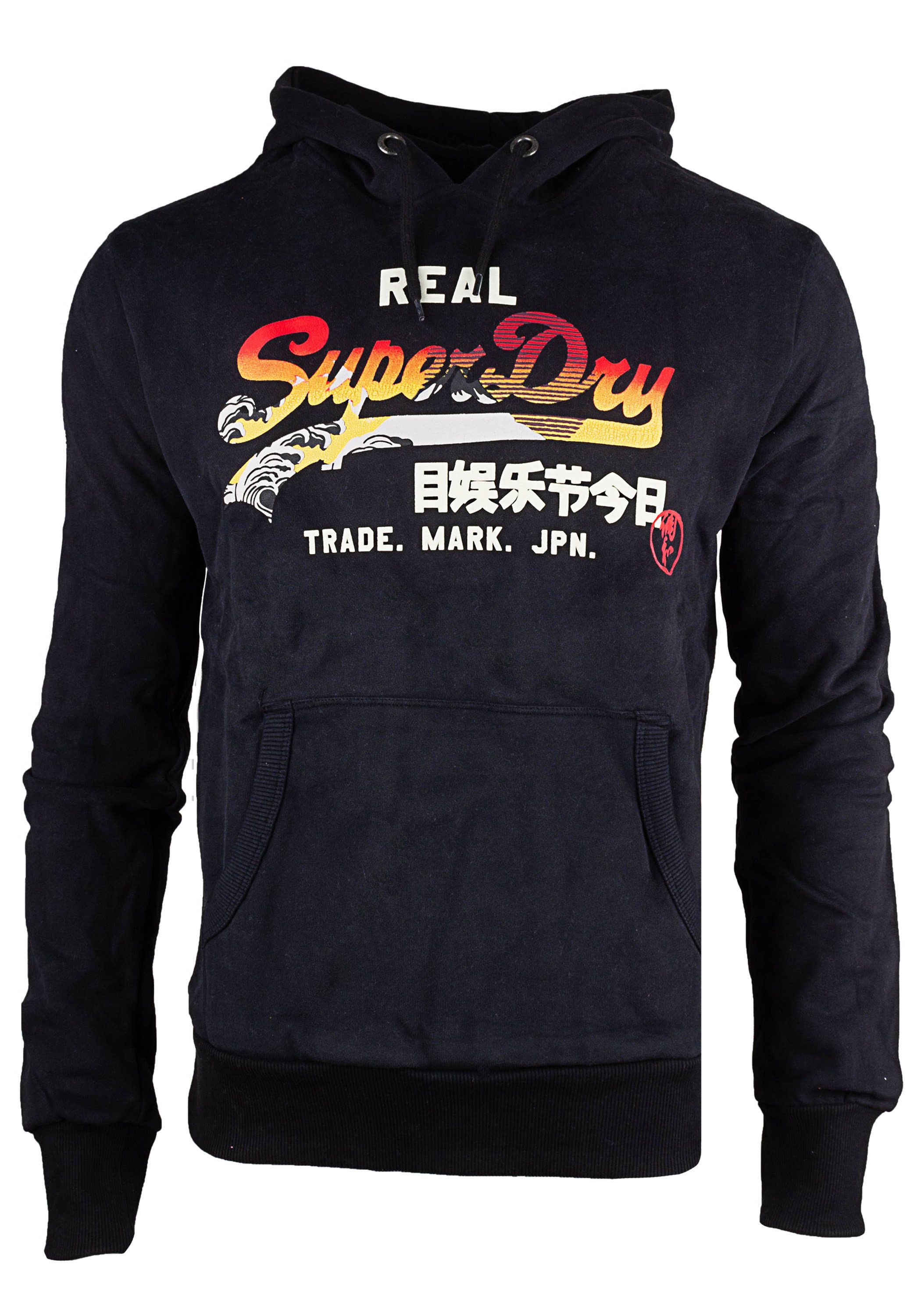 Superdry Kapuzensweatshirt Superdry Herren Hoodie Hoodie mit Grafiklogo